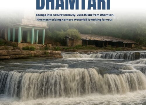 Narhara Waterfall in Dhamtari – Where Nature Meets Divinity